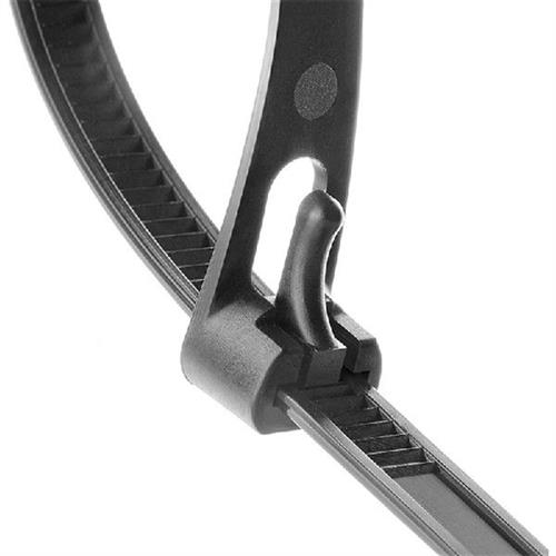 leasable Zip Ti1s e2Inch Heavy Duty Zip TSie Thick Bla