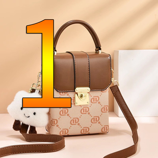 放手机的小包手机包2024新款包包斜挎小包女拼色小挎包百搭送妈妈