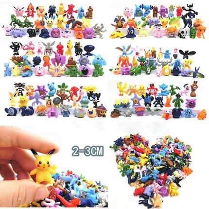 速发144Pcs Different Styles 2.5-3cm  24 Pcs/Bag Hot Anime Po