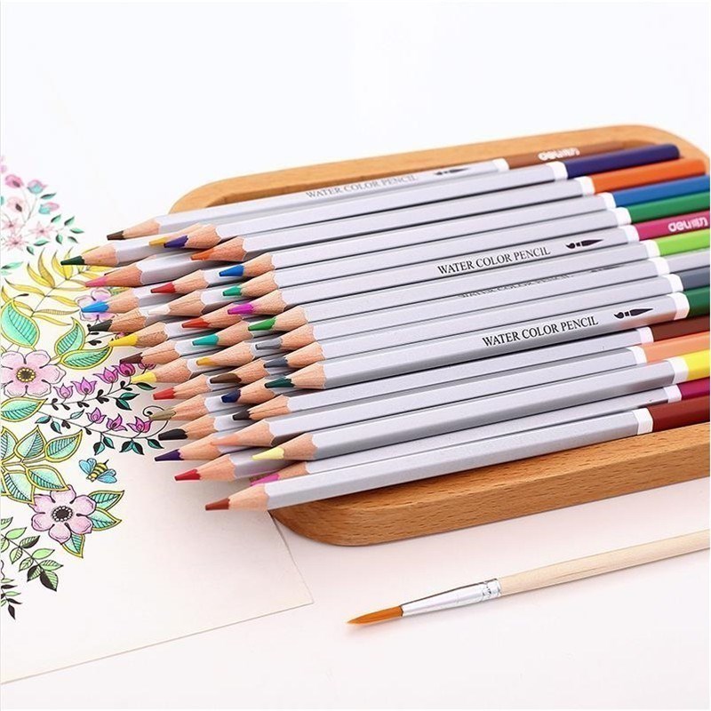 网红24-72 Colors Professional Watercolor Pencil Set Art Sket