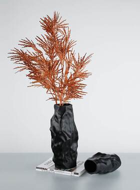 客厅电视柜极简插花乾燥花t花瓶摆件简约现代样板房餐桌玄关家居