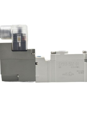 SMC气动电磁阀SY513-5LZD-01二位三通SY313/713-4/5GZD/DZD-M5/02