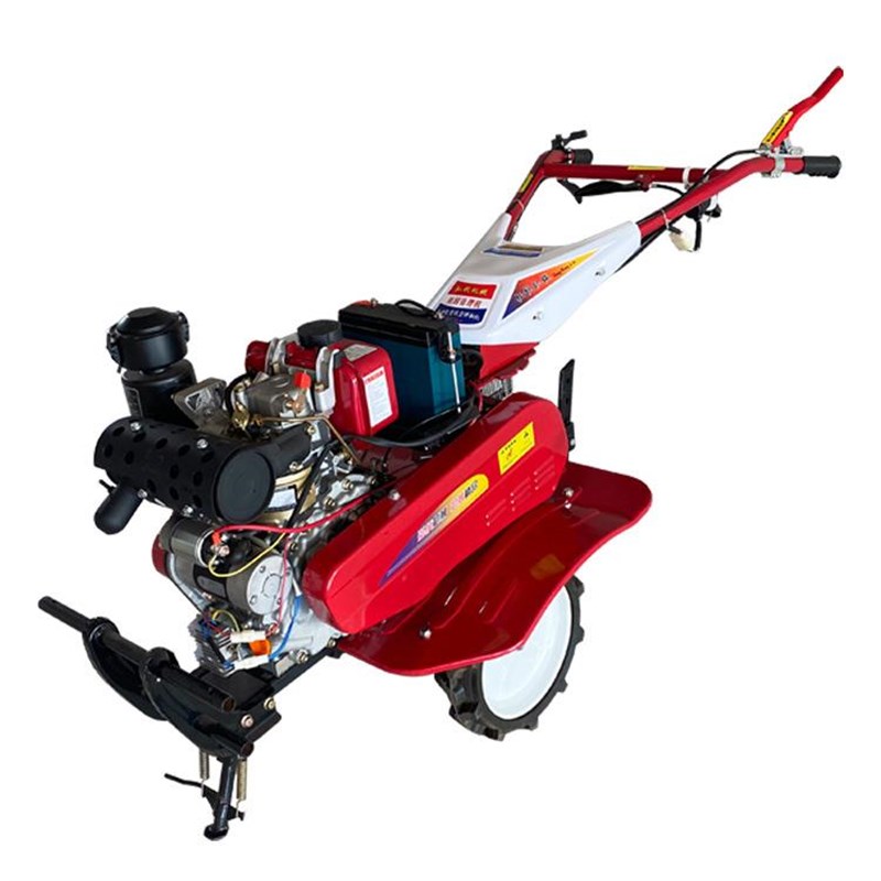 微耕机小型两驱松土旋耕机自走式犁地除草机汽油多功能翻地机家用