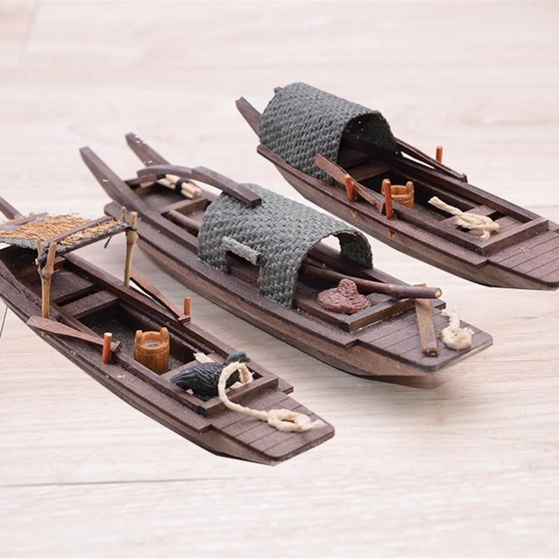 仿古帆船装饰品小船模型手工木制小船模型船模渔船绍兴乌篷船木船,家居饰品,工艺船,淘宝优惠券,粉丝福利购,淘宝优惠卷