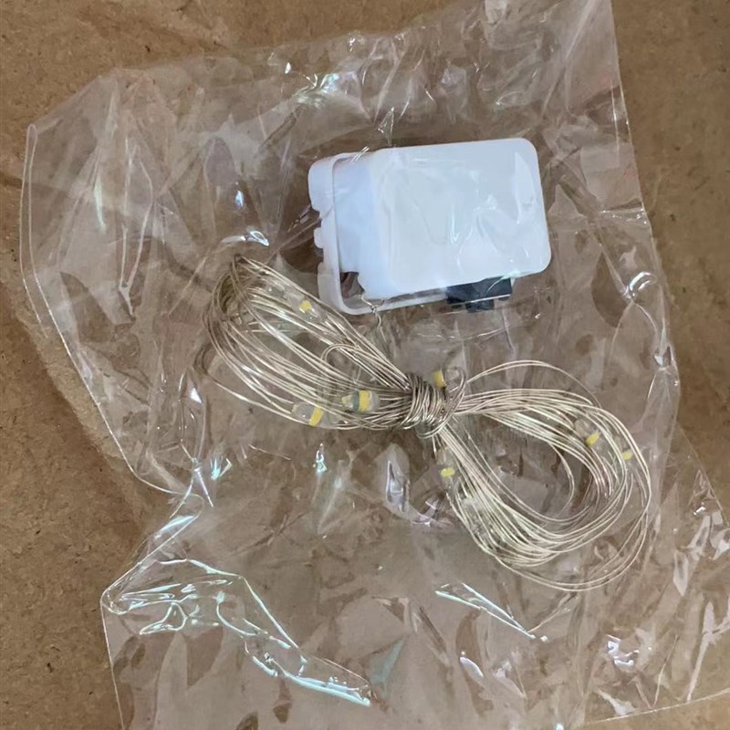 现货led灯串铜线闪灯玫瑰花束礼盒生日蛋糕烘焙装饰发光彩灯纽扣