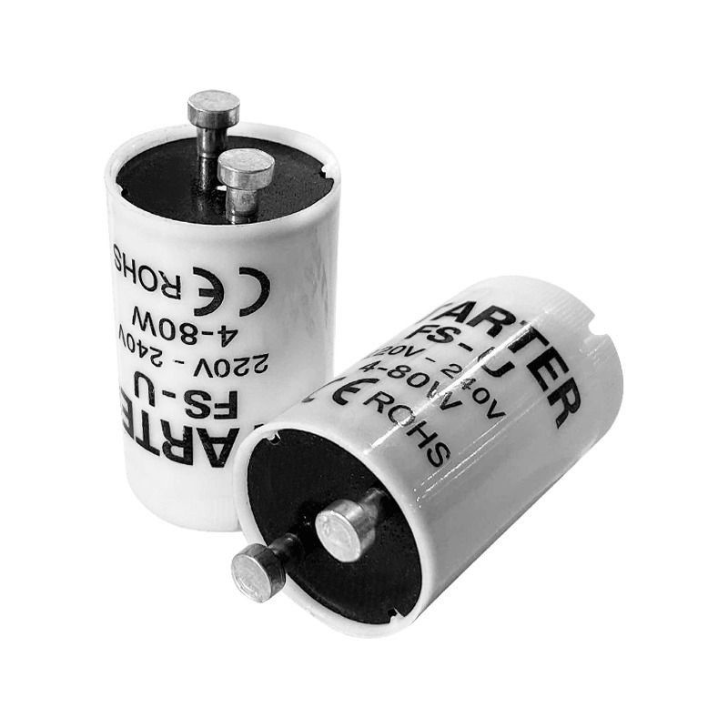 灯管启动器老式荧光灯启辉器220v4-80w40w起跳器日光灯跳泡卧室