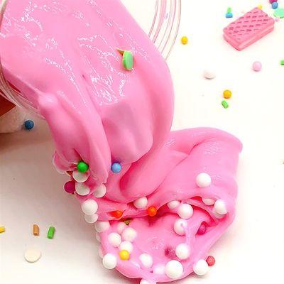 新品DIY Cake Beads Soft Non Sticky Putty Mud Plasticine Slim