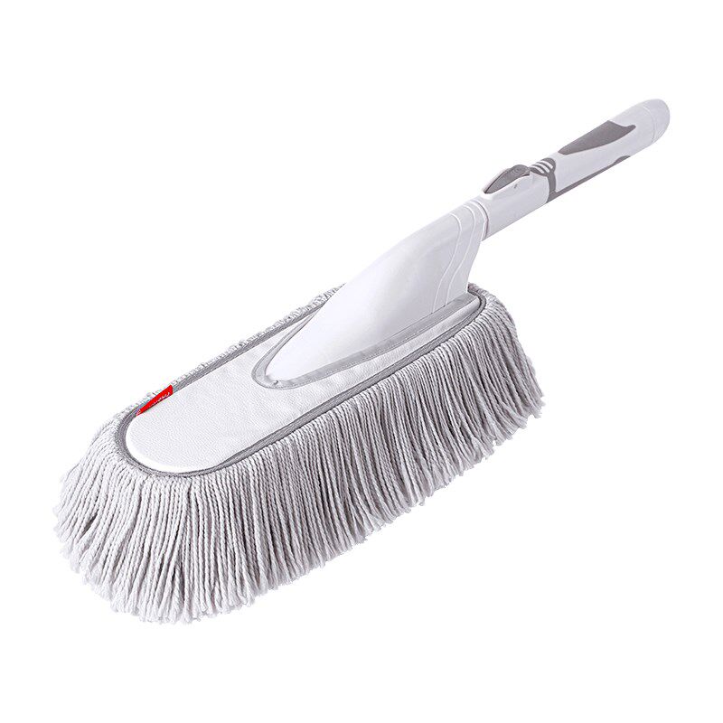 新款汽车除尘掸子拖把带蜡擦车神器可伸缩清洁工具方