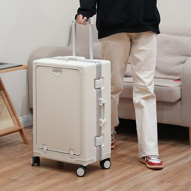 前开口拉杆箱铝框多功能商务行李箱24男女学生密码登机旅行箱20寸,箱包皮具/热销女包/男包,旅行箱,淘宝优惠券,粉丝福利购,淘宝优惠卷
