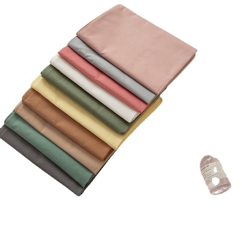 秋冬80支全棉加厚磨毛单件床笠insD简约风纯色100纯棉床套单品