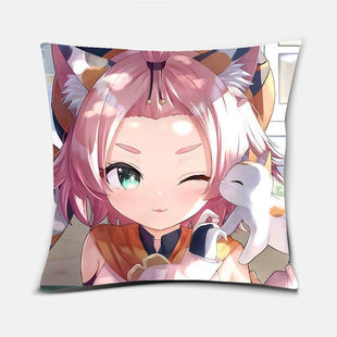 八重神子玩偶等身m抱抌玩偶八重神子抱枕二次元抱枕全身沙发靠垫