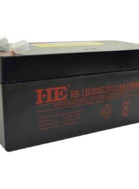 HE蓄电池HB-120302 12v3.2ah日立电梯/通力消防/门禁ups应急专用