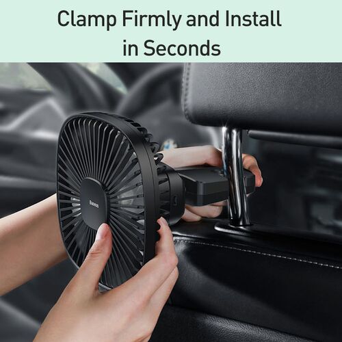 Baseus Magnetic Car Fan Cooler Car 360 Degree Rotating Silen