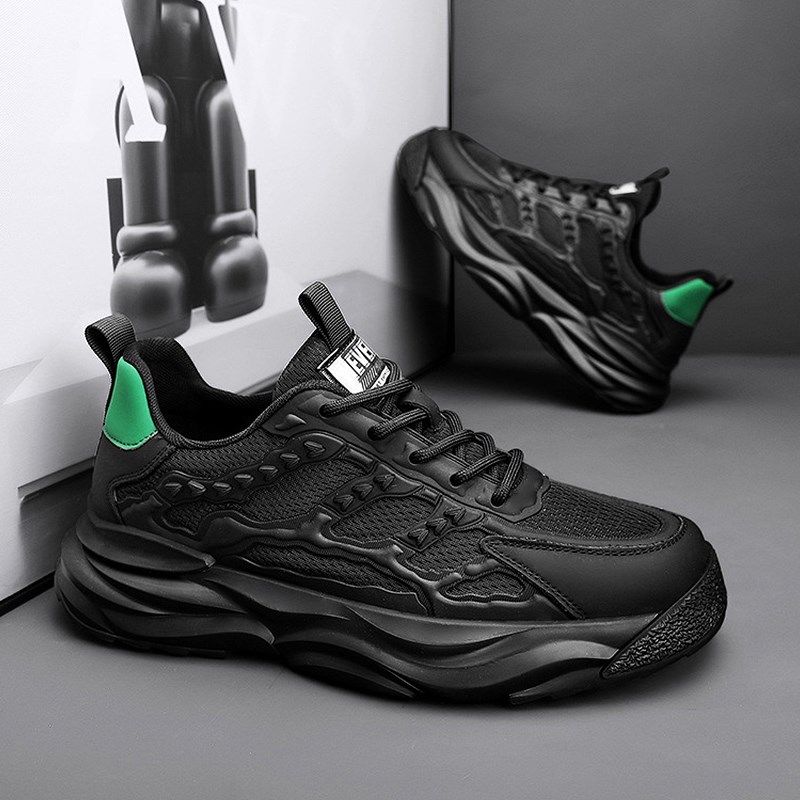 特大码男鞋春季2025新款45运动休闲鞋46网面透气老爹鞋47加宽网鞋