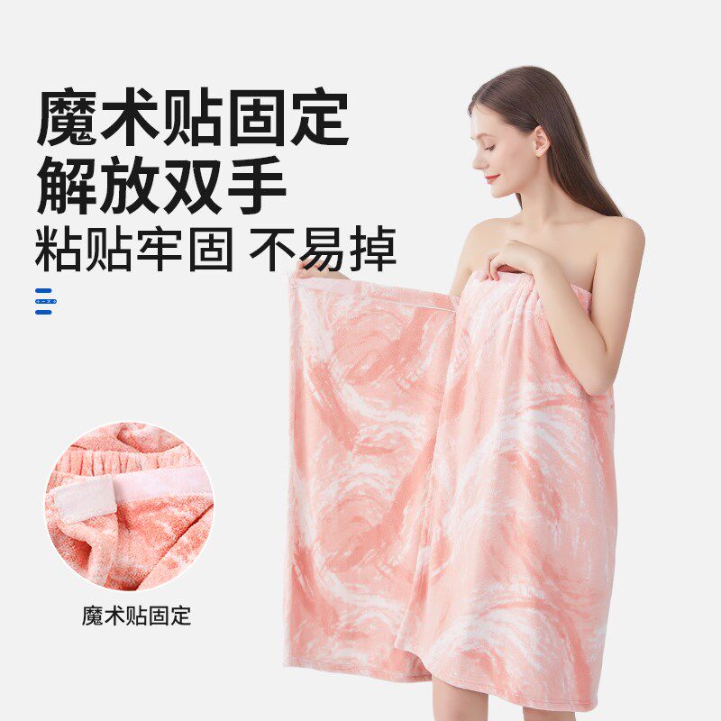 浴裙2025新款家用7A女大人比吸水速干不掉毛情侣浴巾裹巾