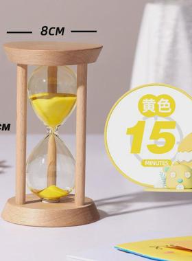 新年沙漏计时器儿童5/10/25/30分钟半小时流沙瓶摆件定制时间新款