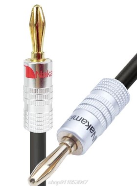 3M Hifi Speaker Cable Wire with Banana Plug for Home Theate