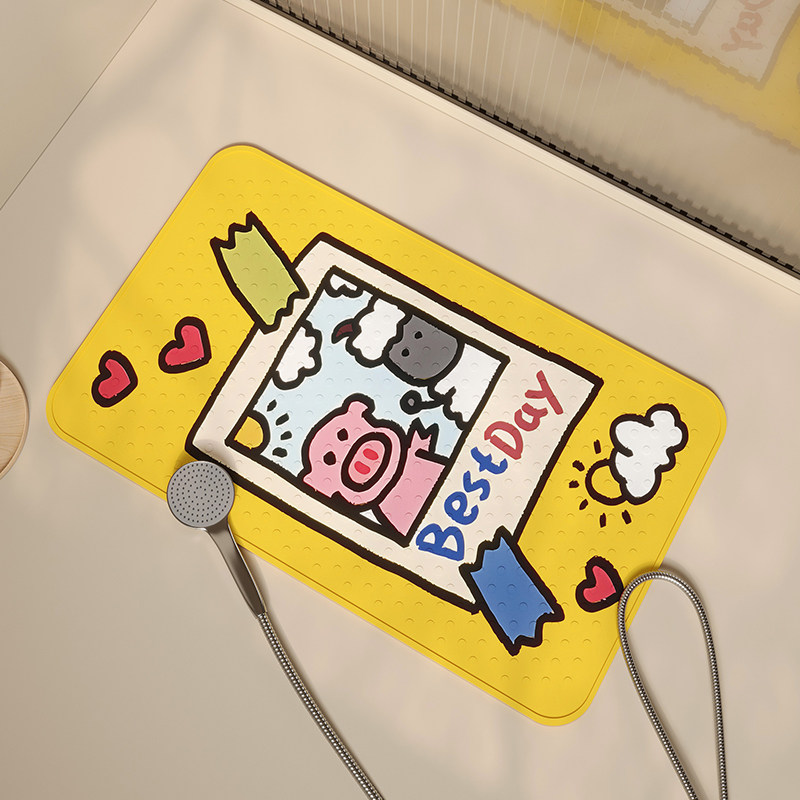 PVC浴室防滑垫洗手间卫生间家用儿童洗澡按摩吸盘垫淋浴免洗地垫,居家布艺,家用脚垫,淘宝优惠券,粉丝福利购,淘宝优惠卷