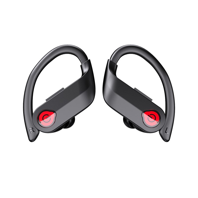 q62-7跨境新款tws真无线蓝牙耳机容量大数显充r电仓挂耳式运动耳