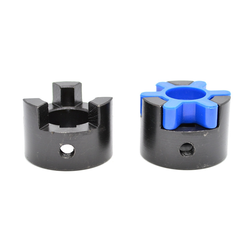 新品L型爪式联轴器 伺服电机 星型联轴器J 45号钢梅花联轴器 大扭