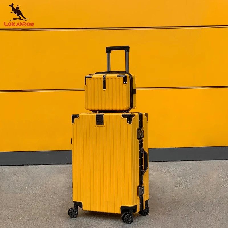 箱子子母铝框行李箱可坐可登机女20寸大容量耐磨旅行箱男24拉杆箱,箱包皮具/热销女包/男包,旅行箱,淘宝优惠券,粉丝福利购,淘宝优惠卷