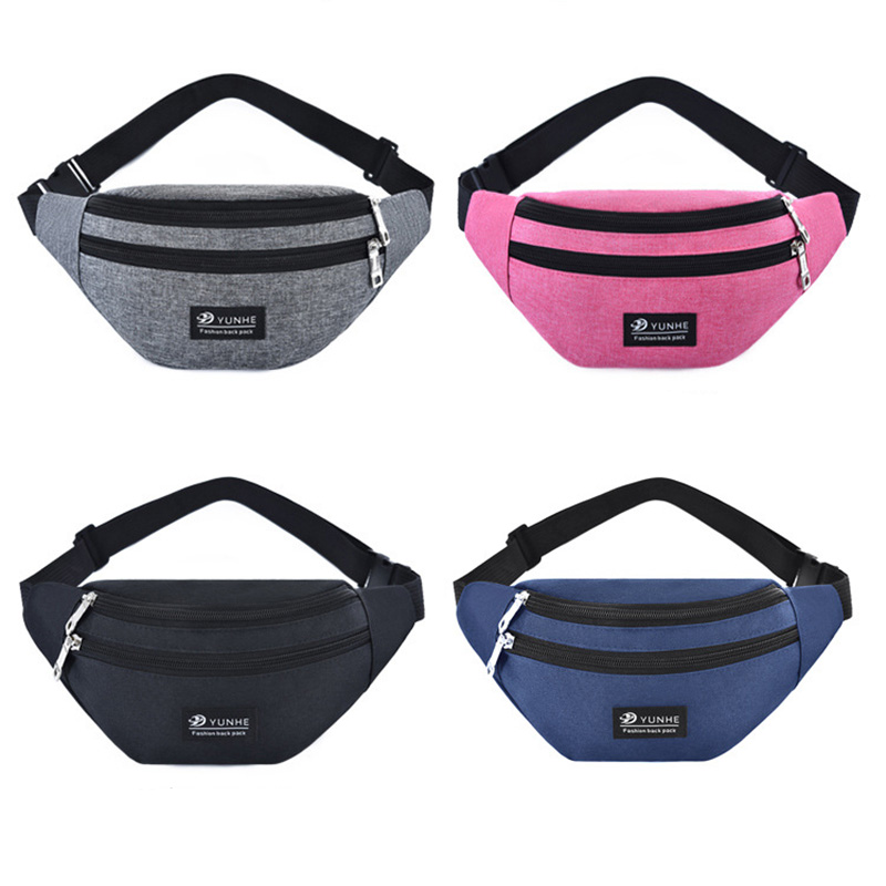 速发Waistbag Belt Bag Mobile Phone Zipper Pouch Packs Belt