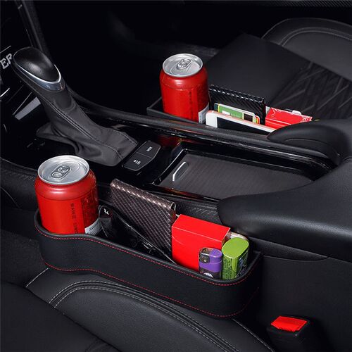 Left / Right niversal Car Seat Crevice Gaps Storage Box ABS