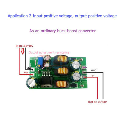 20W Boost-Buck Dual Output Voltage Module 3.6-30V to +-3-30V