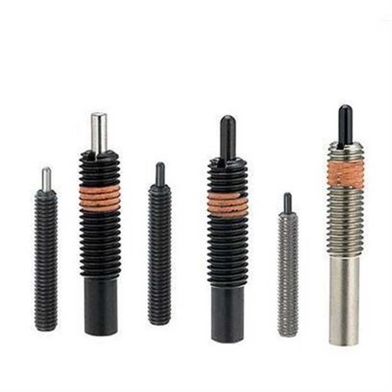 米思米弹簧柱塞 弹簧定位销 顶丝缓冲器PJH M3M4M5M6M8M10M12现货