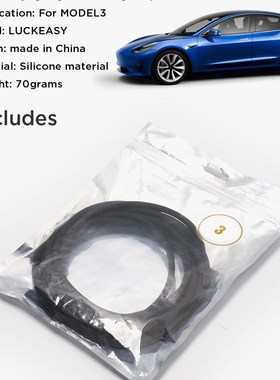 LCKEASY Car wind Noise Reduction Kit Quiet Seal Kit Tesla Mo