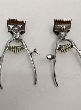 老物件摆件理发工具推子老式手动推剪G无噪音复古怀U旧收藏影视道