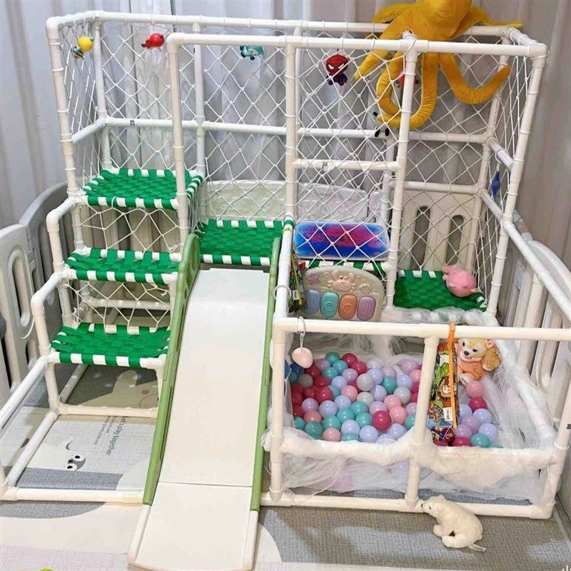 宝宝攀爬架水管diy健身架宝宝水管DIY儿童PVC室内攀爬婴儿健身器