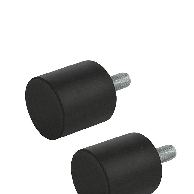 上隆型DPC15/20/30/40/50橡胶圆柱形减震器-一端外螺纹型缓冲块VE