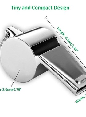 Referee Whistle Stainless Steel Extra Loud Whistle  School S