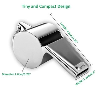 Referee Whistle Stainless Steel Extra Loud Whistle School S