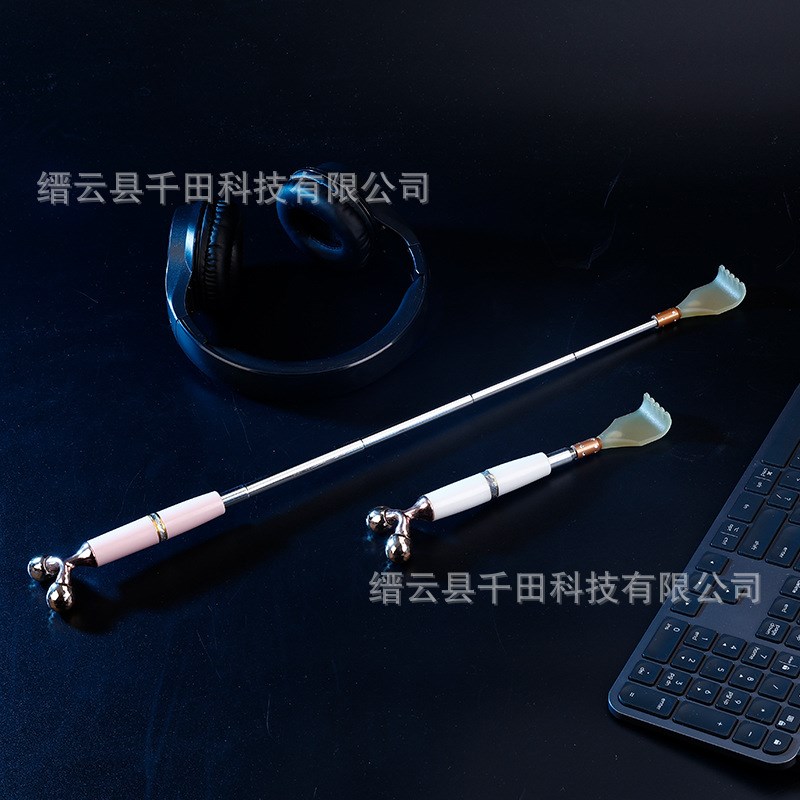 鼻子按摩器脸部提拉按摩器材不锈钢伸缩痒痒挠老头乐不求人抓痒扒