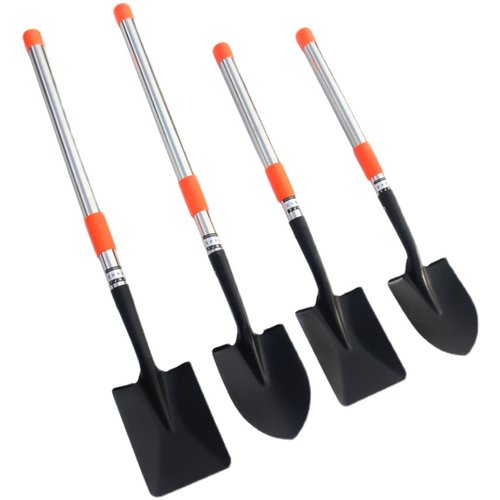 铁锹农用小铲子家用铁锨户外挖土不锈钢伸缩园艺种菜神器种花工具