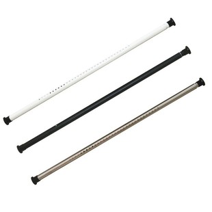 隔断杆 免打孔伸缩杆窗帘杆挂衣晾衣杆黑色撑杆门帘杆子简易安装