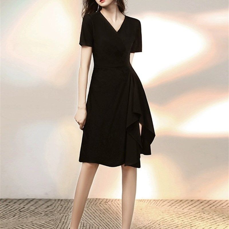 新款女成人现代舞连衣裙V领春秋拉丁演出服大码显瘦练功裙晚礼服,运动/瑜伽/健身/球迷用品,现代舞服装,淘宝优惠券,粉丝福利购,淘宝优惠卷