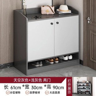 鞋 柜家用门口大容量收纳入户玄关柜一体靠墙楼道鞋 架2023新款 爆款