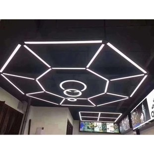 ED办公灯办公室吊线灯办公照明教室方通灯餐厅灯条形灯ed长条灯