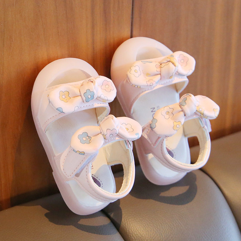 新品女童凉d鞋夏款女宝宝凉鞋女0-3岁2婴幼儿软底两岁学步鞋6-12