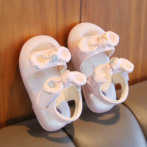 新品女童凉d鞋夏款女宝宝凉鞋女0-3岁2婴幼儿软底两岁学步鞋6-12