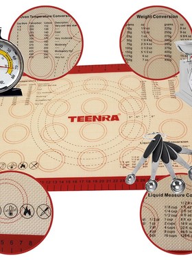 TEENRA 2Pcs/set Non-stick Macaron Baking Mat Silicone Mats B