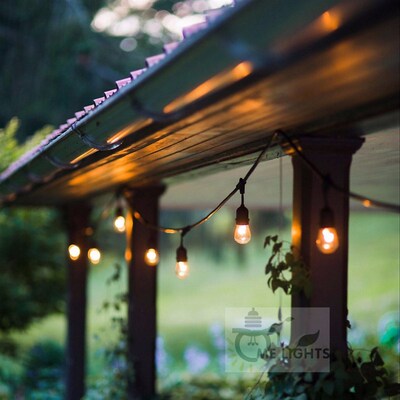 Waterproof Heavy Duty 15M Outdoor Edison Bulb String lights