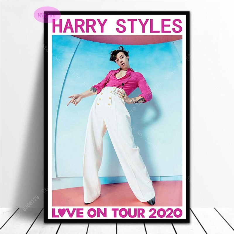 NT1024 Poster Prints Harry Styles Tour Star Fine LinYe Music