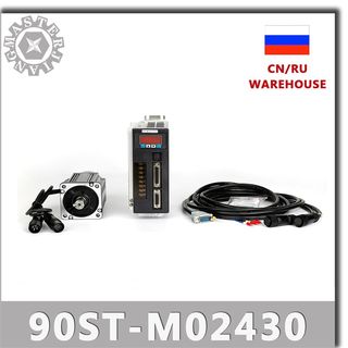 90ST-M024f30 220V 750W AC Servo motor 3000RPM 2.4 N.M. 0.75K