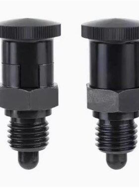 旋钮柱塞PXSA12 PXRK12短型螺纹复位型/卡锁型分度器柱塞