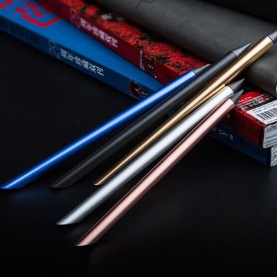 Inkless Beta Pens Metal Golden fountain Pen no Ink iron pen
