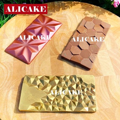 3 Cavity Chocolate Mould Polycarbonate Mold For Chocolates B